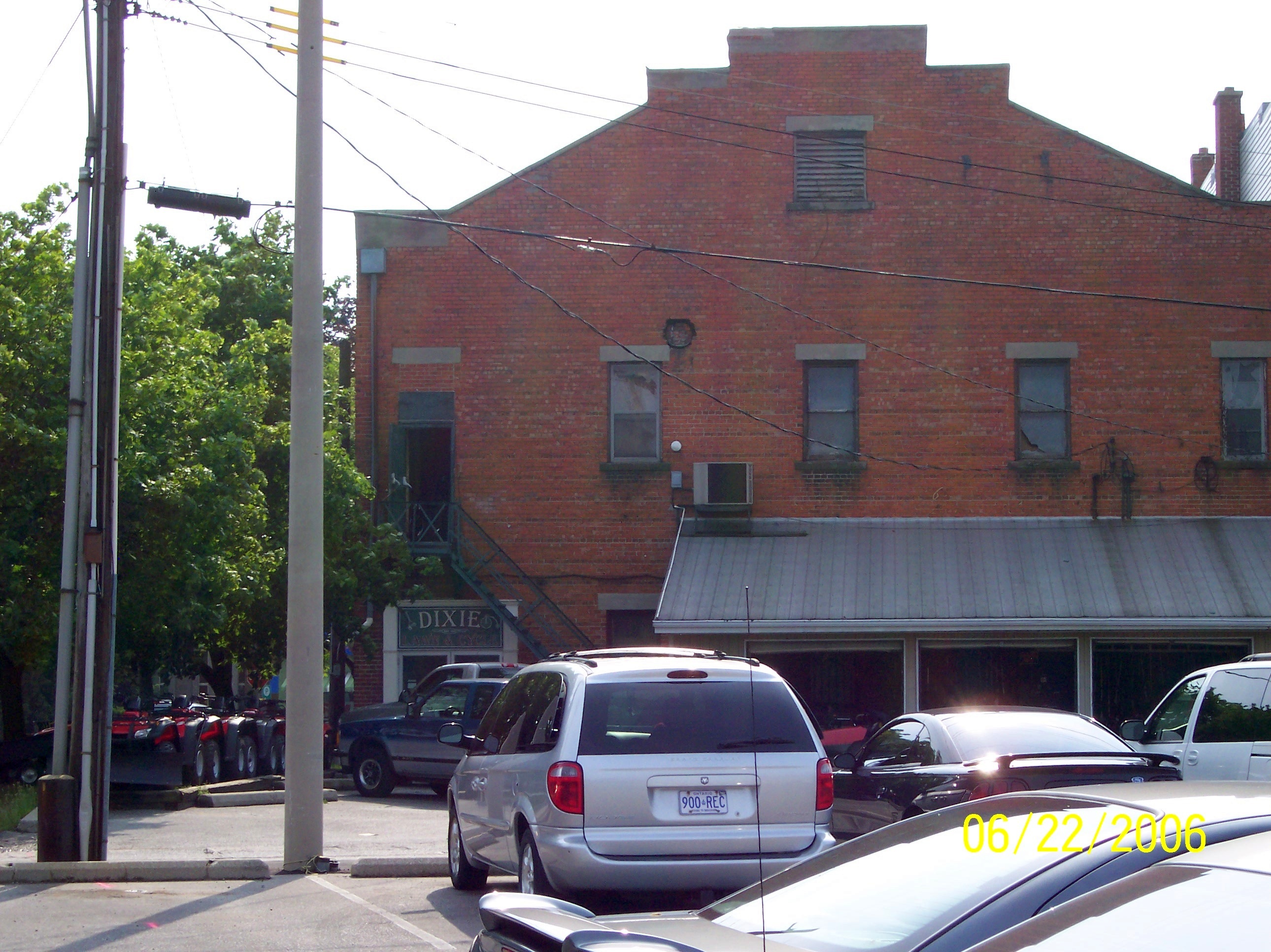 Photo of back of CHYR studios